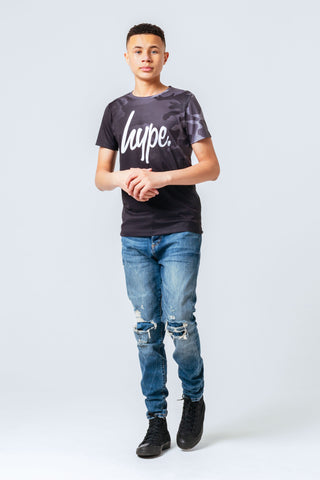 HYPE VERTICAL CAMO FADE BOYS T-SHIRT