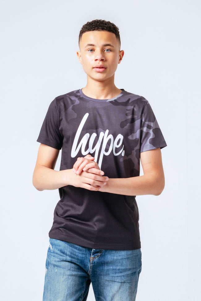 HYPE VERTICAL CAMO FADE BOYS T-SHIRT