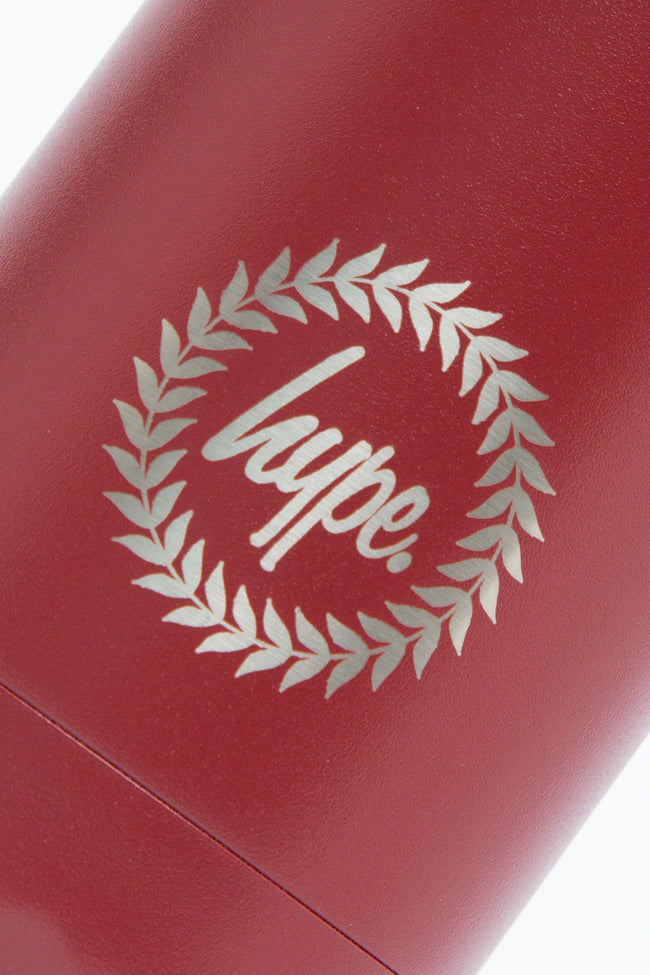 HYPE RED STEEL REUSABLE WATER BOTTLE