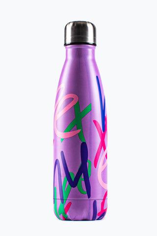 HYPE PINK GRAFFITI METAL REUSABLE BOTTLE - 500ML