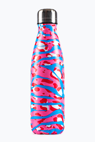 HYPE PINK ZEBRA METAL REUSABLE BOTTLE - 500ML