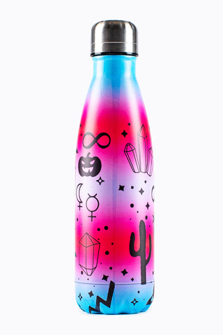 HYPE FADE ICONS METAL REUSABLE BOTTLE - 500ML