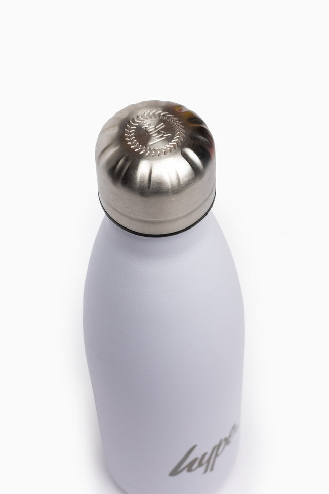 Hype White Powder Coated Bottle