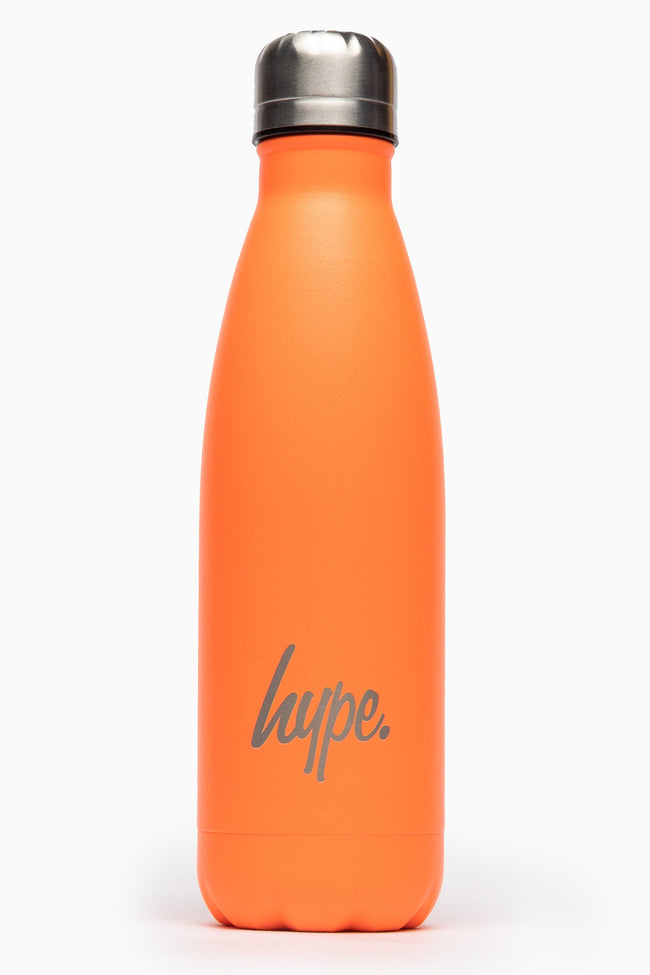 HYPE NEON DEEP ORANGE POWDER COATED BOTTLE - 500ML