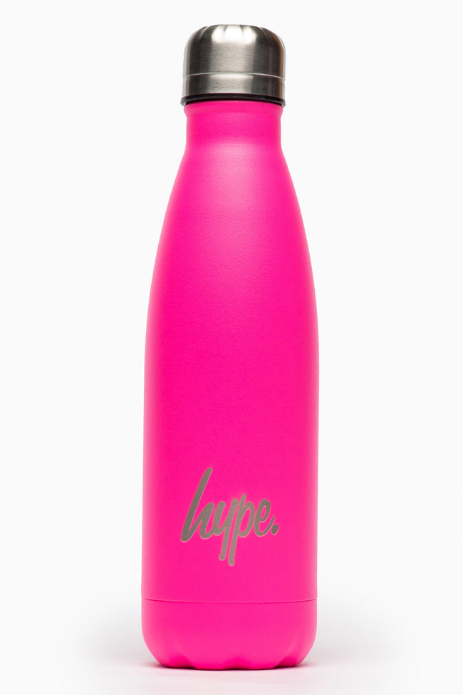 HYPE NEON PINK POWDER COATED BOTTLE - 500ML