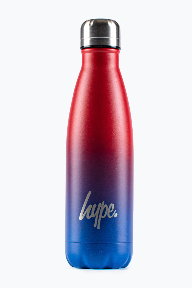 HYPE RED & BLUE GRADIENT POWDER COATED METAL BOTTLE - 500ML