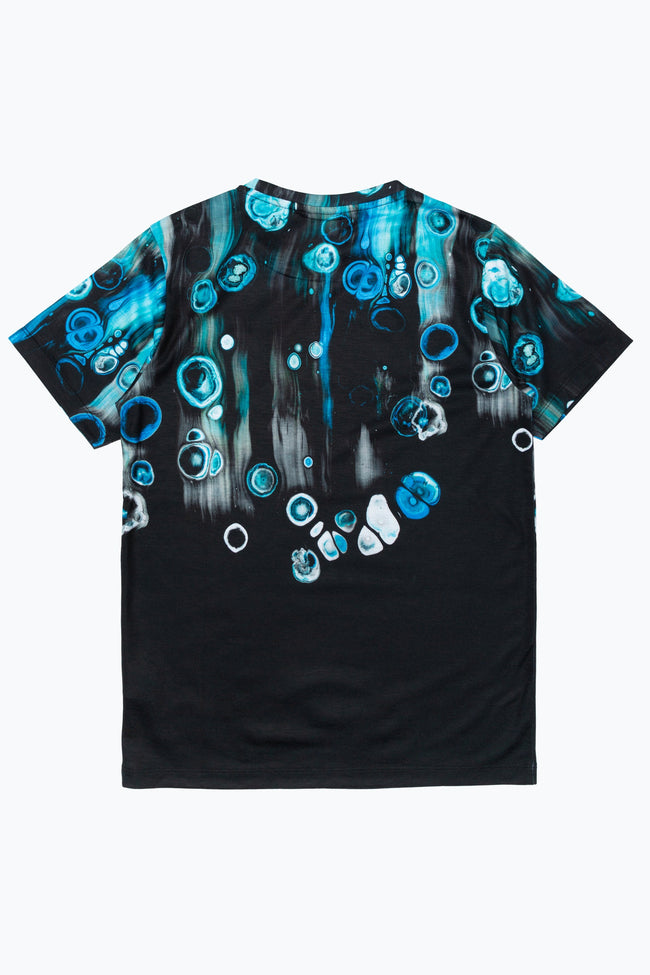 Hype Black And Blue Astro Fade Kids T-Shirt