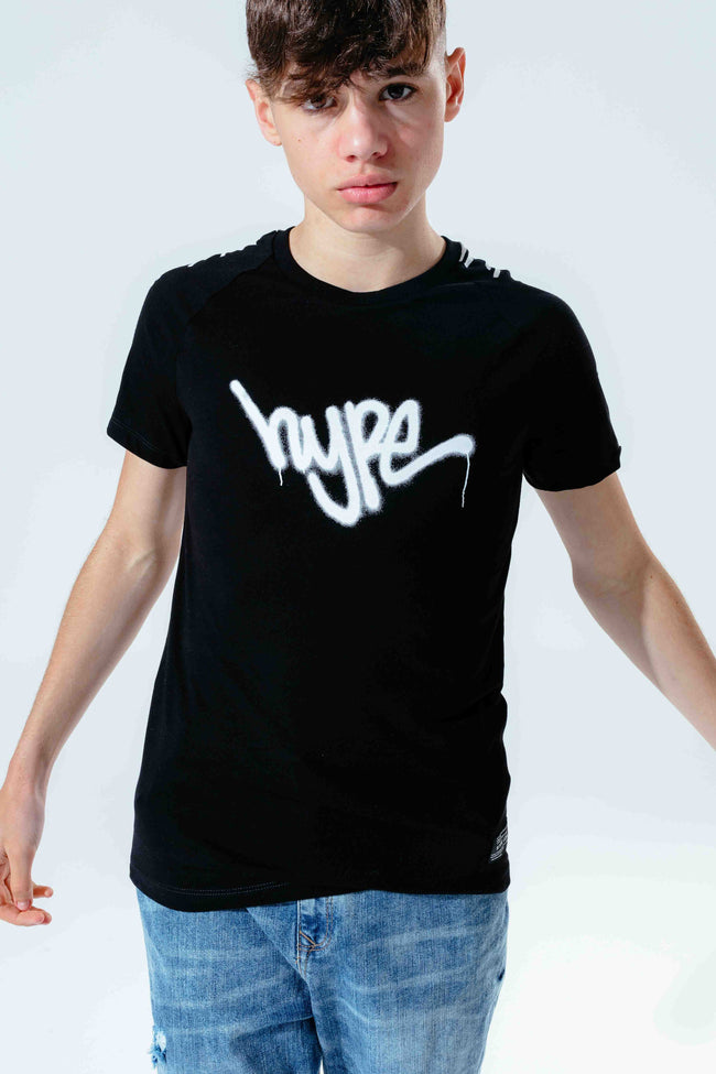 HYPE BLACK DRIP STRIPE KIDS T-SHIRT