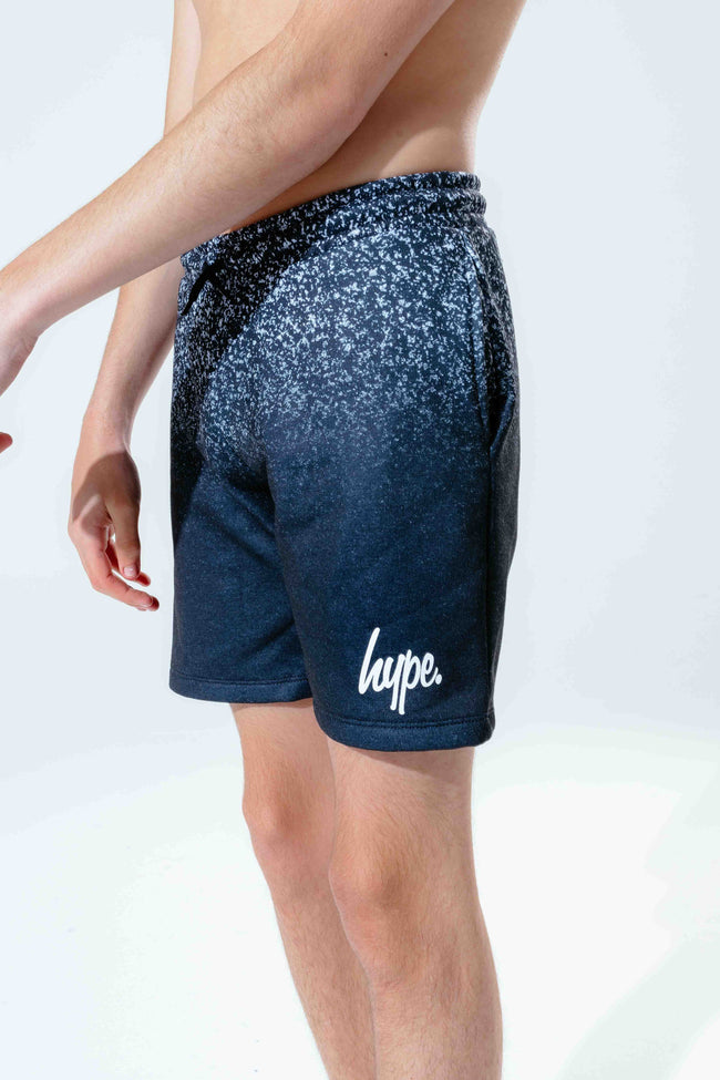 HYPE BLACK WHITE SPECKLE KIDS SHORTS