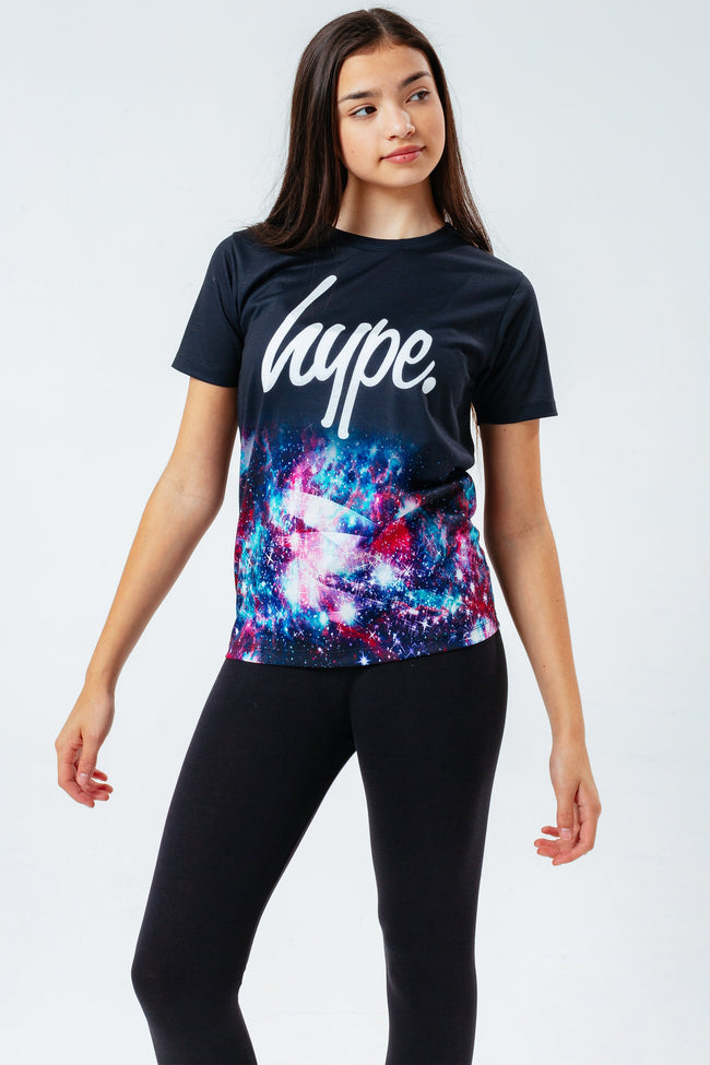 HYPE BLACK SPACE KIDS T-SHIRT & LEGGINGS SET