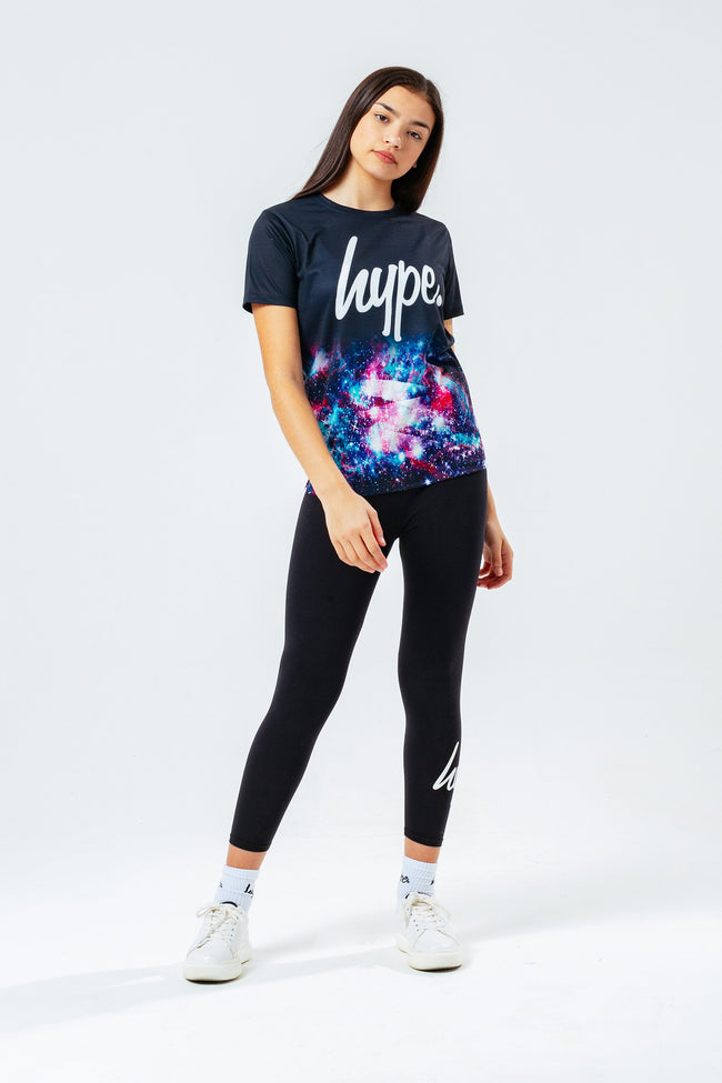 HYPE BLACK SPACE KIDS T-SHIRT & LEGGINGS SET