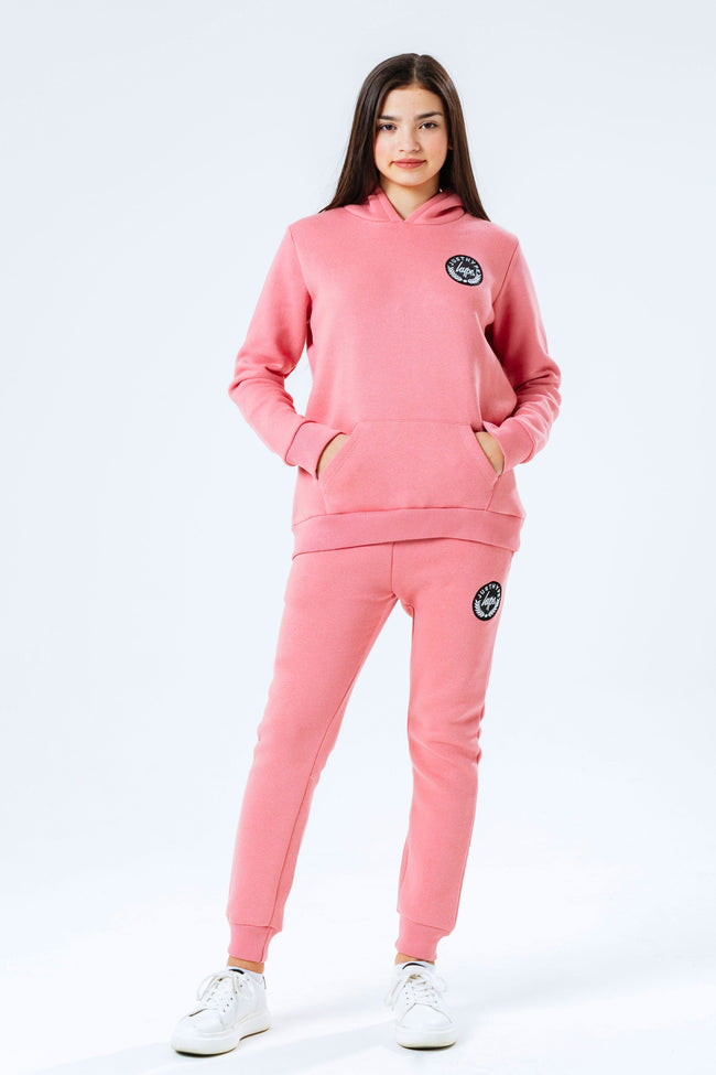 HYPE PINK CREST KIDS TRACKSUIT