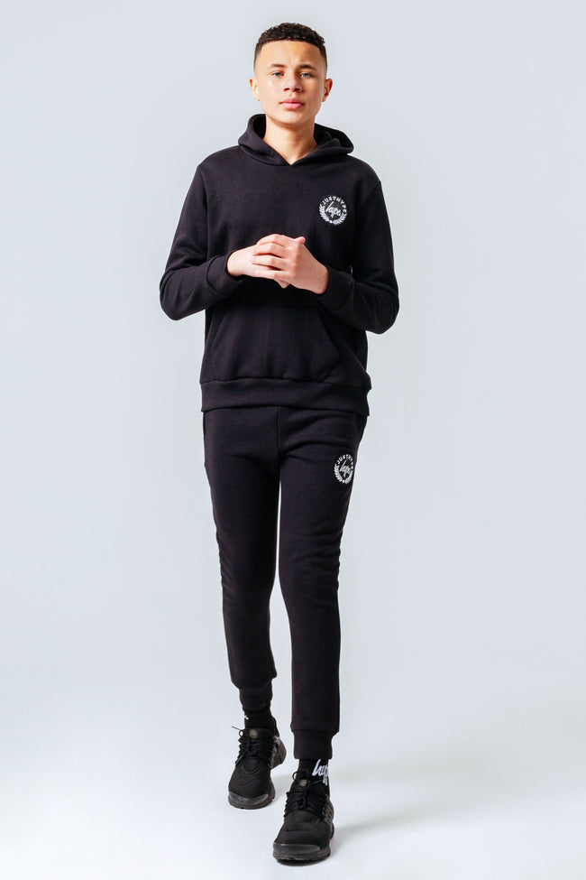 HYPE BLACK CREST KIDS TRACKSUIT