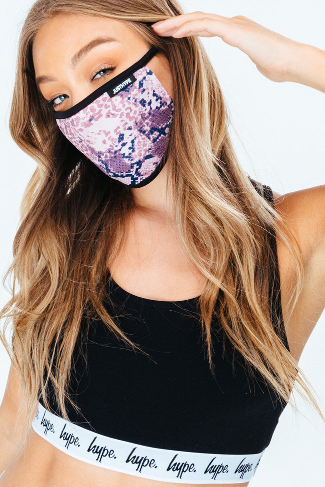 Hype 3X Adult Animal Prints Womens Face Mask Set