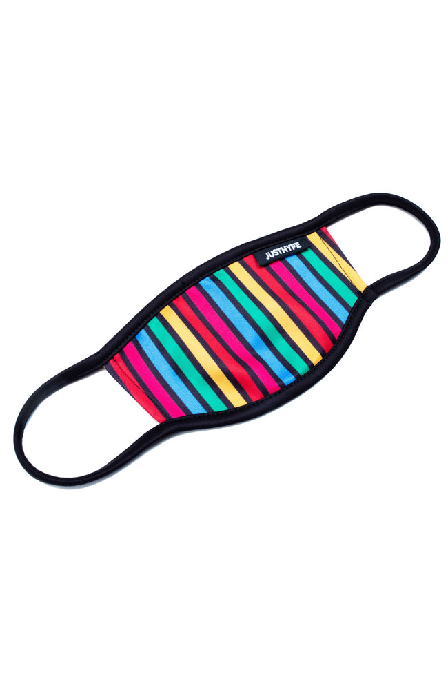 Hype Kids Crayon Stripes Face Mask