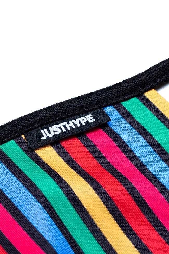 HYPE ADULT CRAYON STRIPES FACE MASK