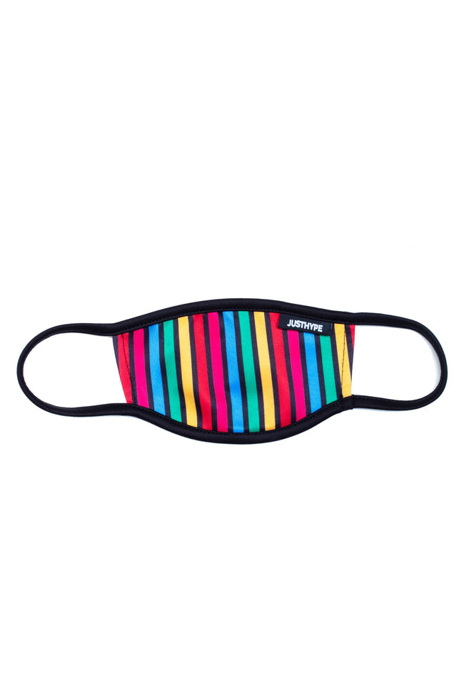 HYPE KIDS CRAYON STRIPES FACE MASK