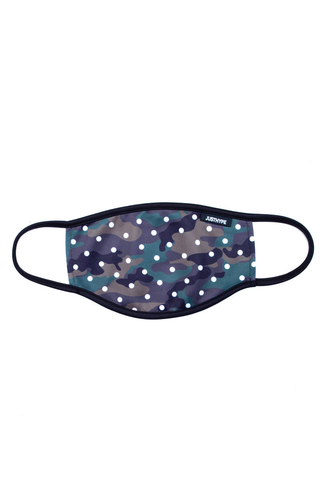 HYPE KIDS CAMO DOTS FACE MASK