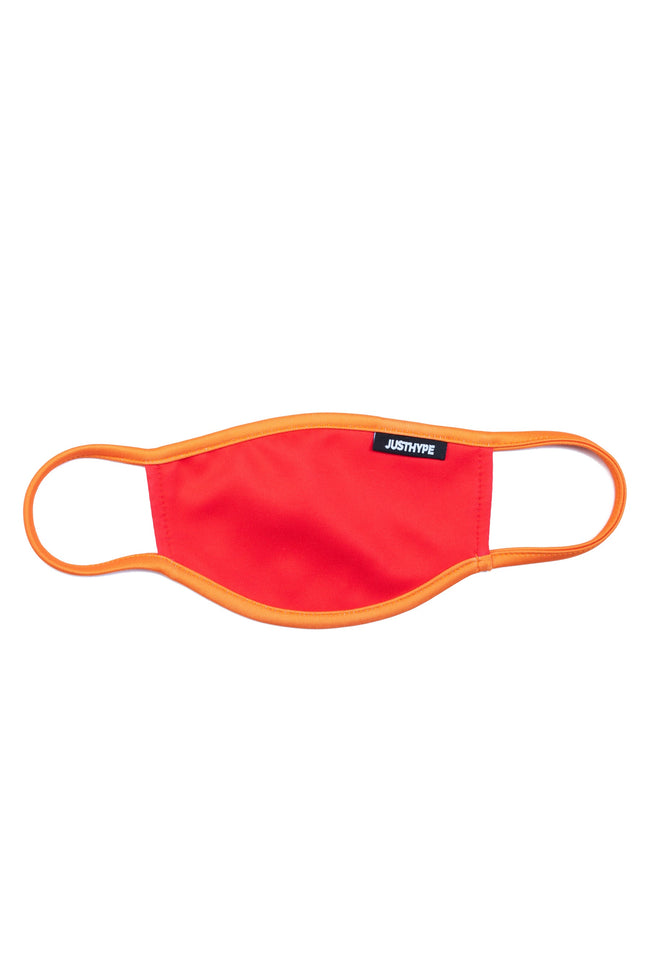 Hype Kids Red & Orange Face Mask