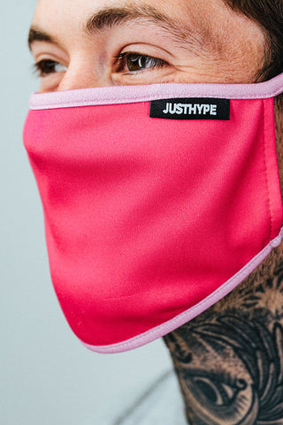 Hype Adult Pink Face Mask