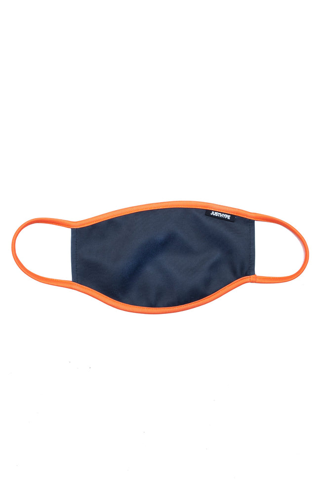 HYPE KIDS GREY & ORANGE FACE MASK