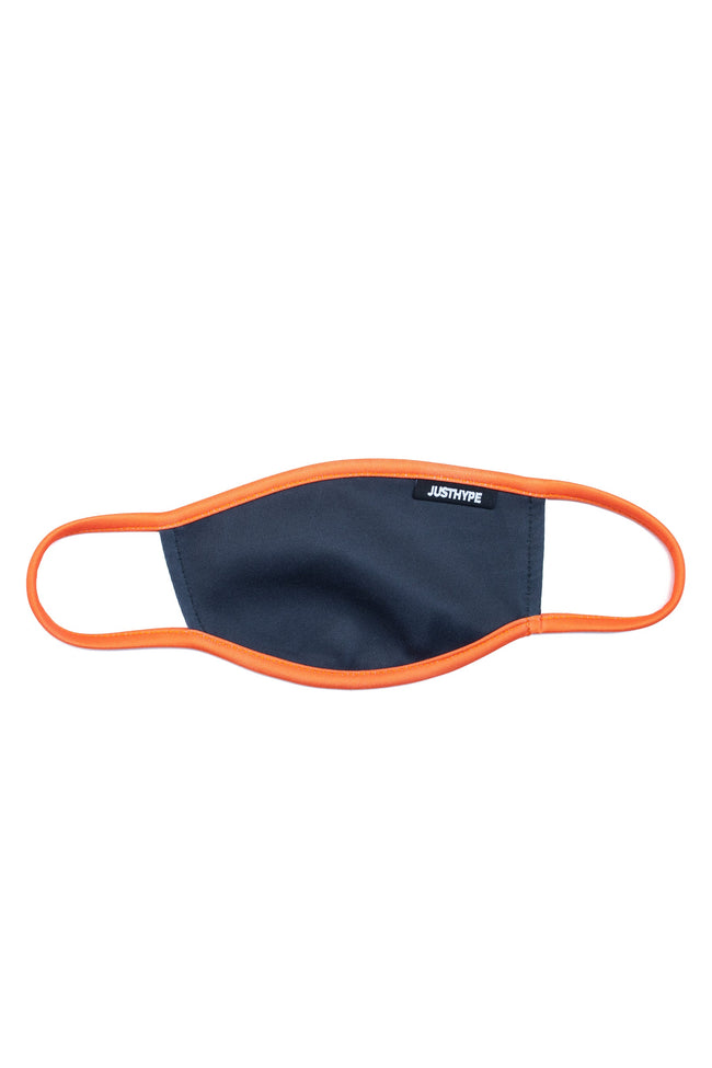 Hype Kids Grey & Orange Face Mask