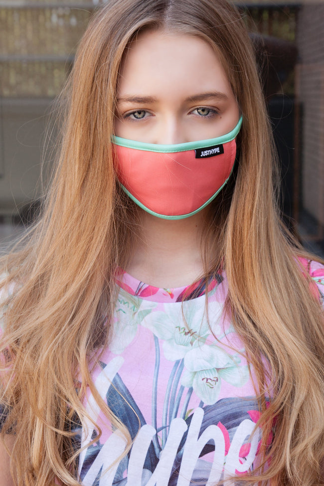 Hype Kids Pink & Blue Face Mask