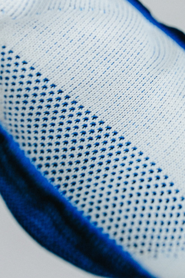 HYPE TECH KNIT BLUE MELANGE FACE MASK