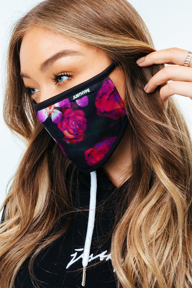 HYPE ADULT ROSES DREAM FACE MASK