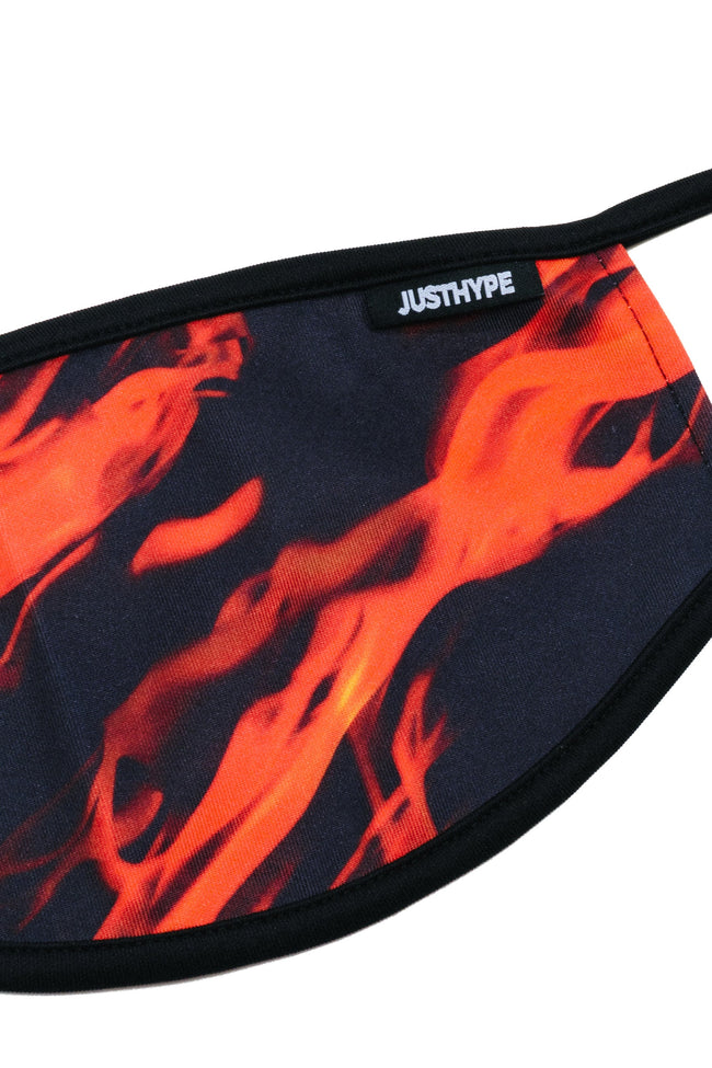 HYPE ADULTS FLAMES FACE MASK