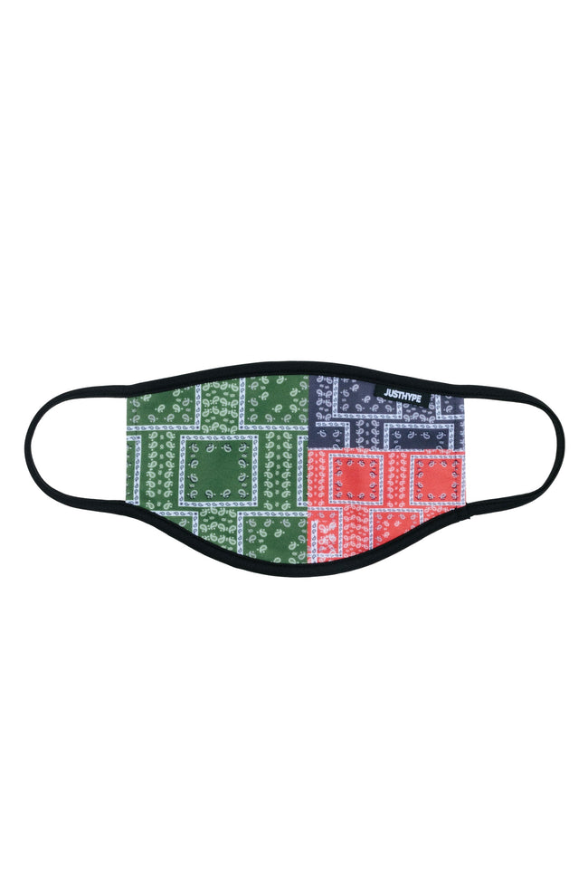 Hype Adult Multi Bandana Squares Face Mask