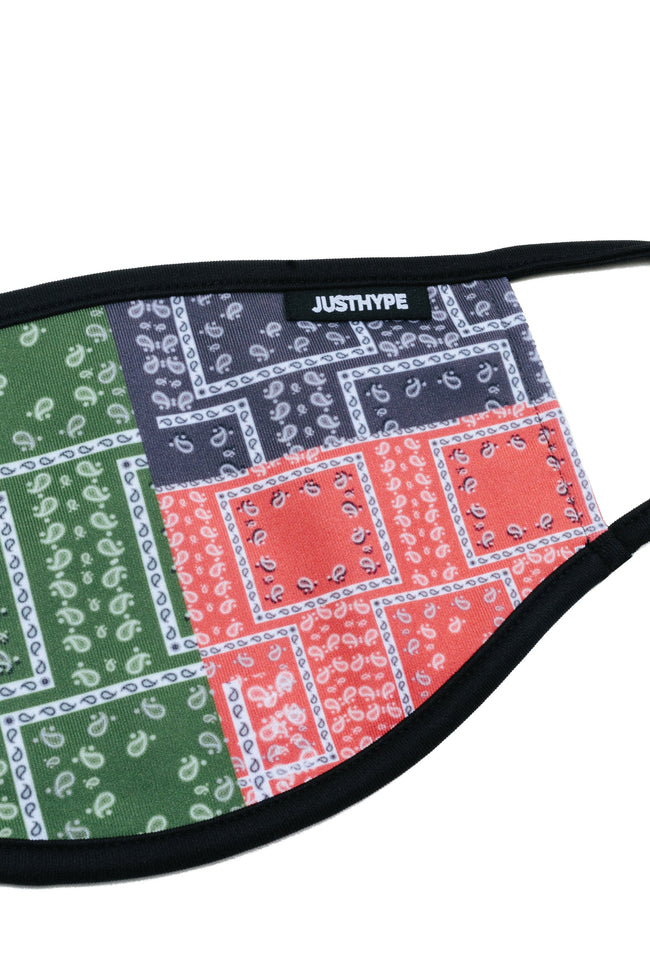 Hype Adult Multi Bandana Squares Face Mask