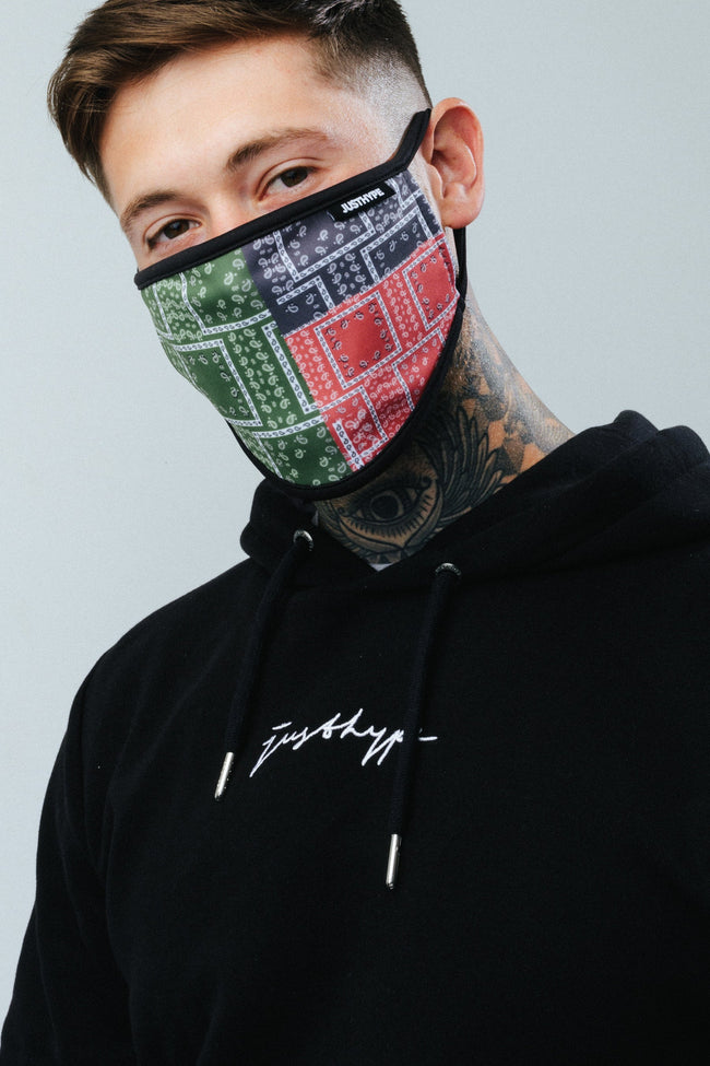 HYPE ADULT MULTI BANDANA SQUARES FACE MASK