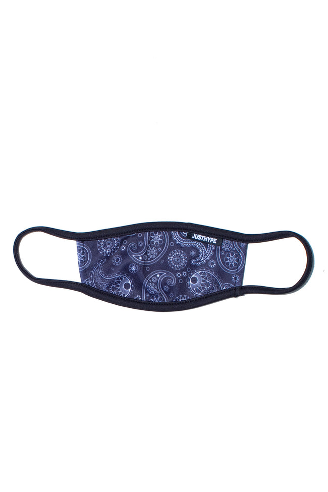 HYPE KIDS BLACK PAISLEY FACE MASK