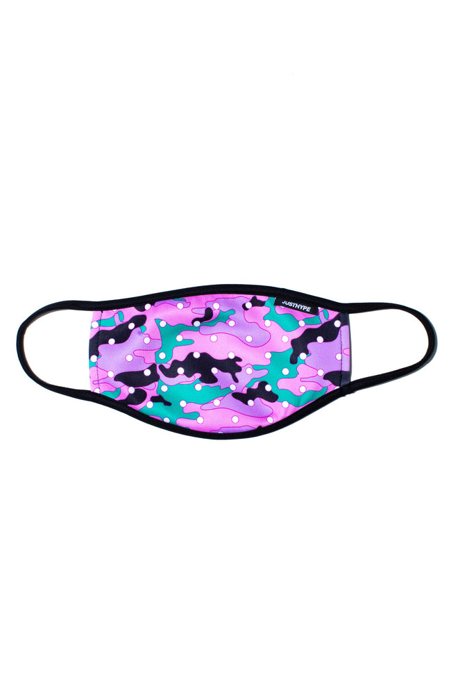 HYPE KIDS DOTTY CAMO FACE MASK