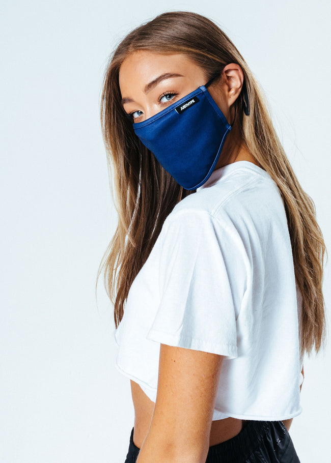 HYPE ADULT NAVY ADJUSTABLE FACE MASK