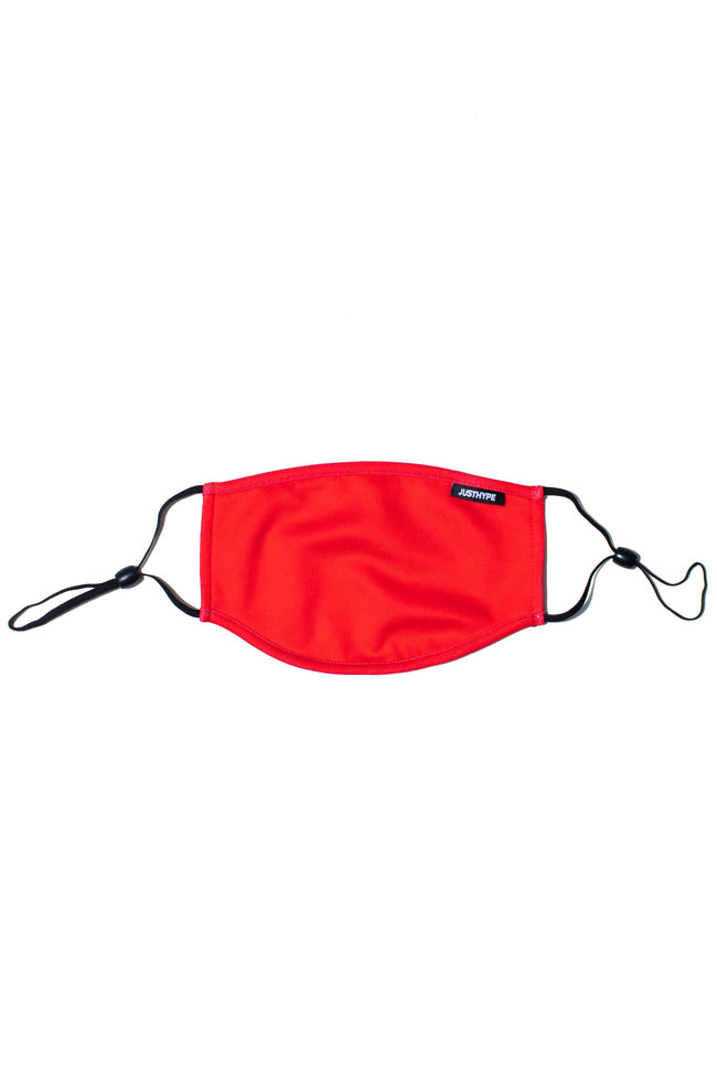 Hype Adult Red Adjustable Face Mask