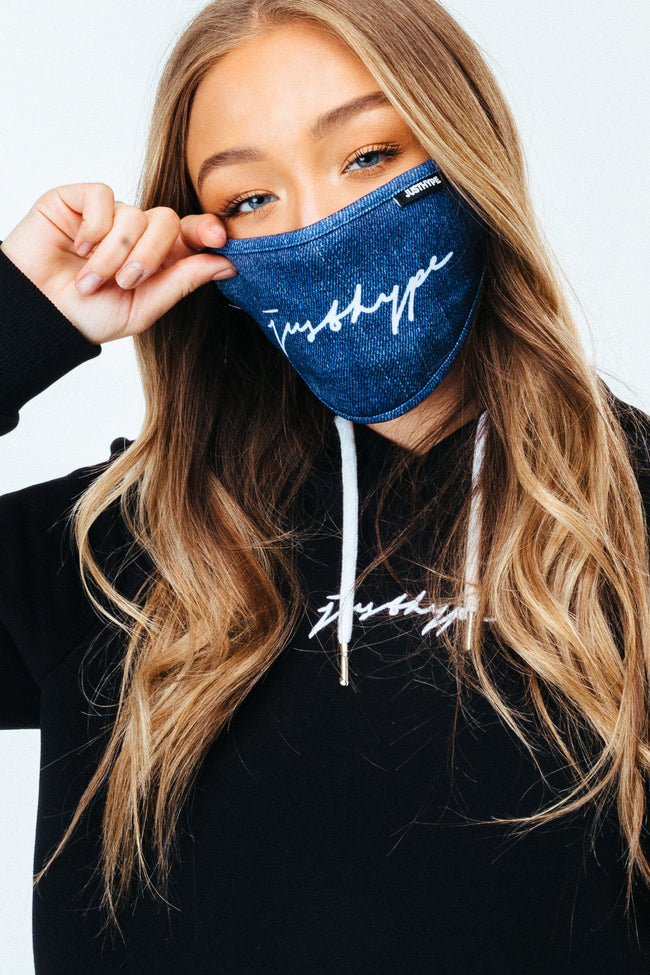 Hype 3X Adult Multi Denim (Look) Face Mask