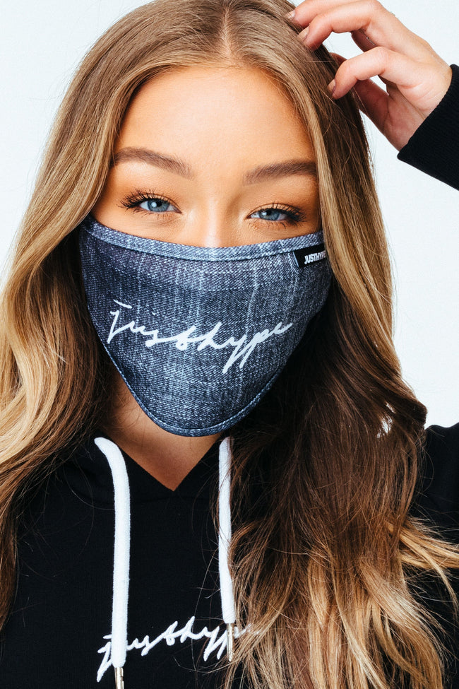 Hype 3X Adult Multi Denim (Look) Face Mask