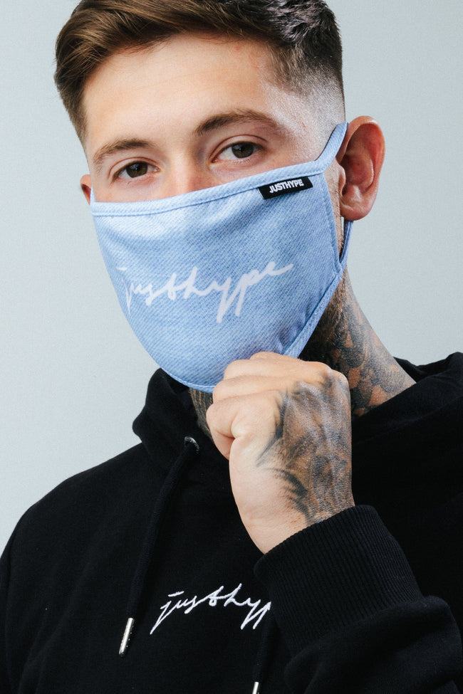 Hype 3X Adult Multi Denim (Look) Face Mask