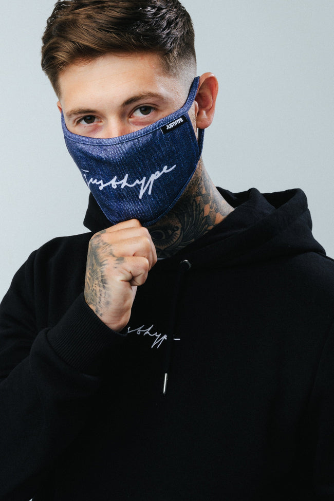 Hype 3X Adult Multi Denim (Look) Face Mask