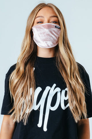 Hype Adult Pink Velvet Face Mask