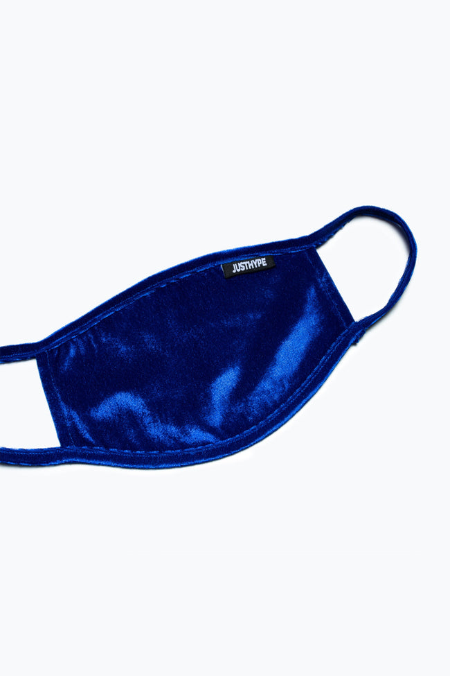 Hype Adult Navy Velvet Face Mask