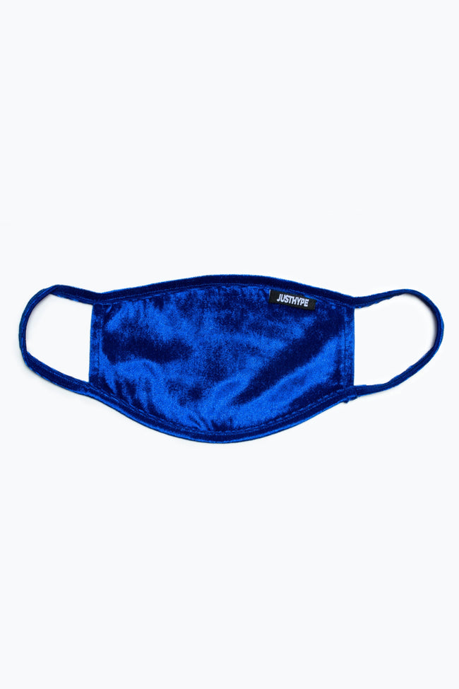 Hype Adult Navy Velvet Face Mask