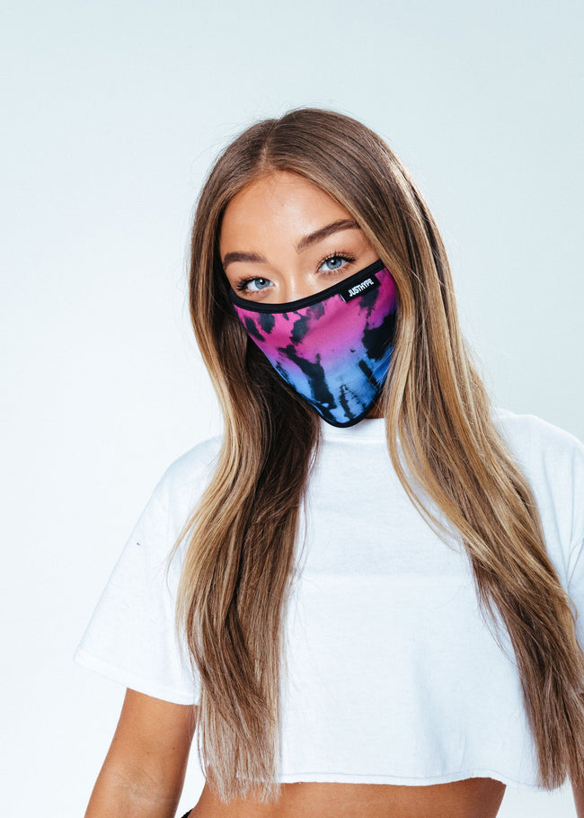 HYPE 3X ADULT TIE-DYE FADE FACE MASK SET