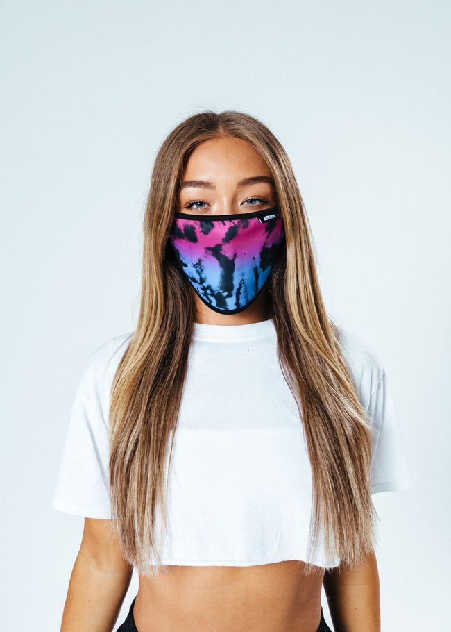 HYPE 3X ADULT TIE-DYE FADE FACE MASK SET