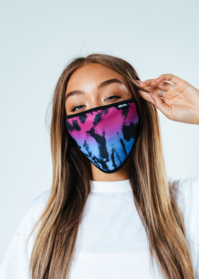 HYPE 3X ADULT TIE-DYE FADE FACE MASK SET