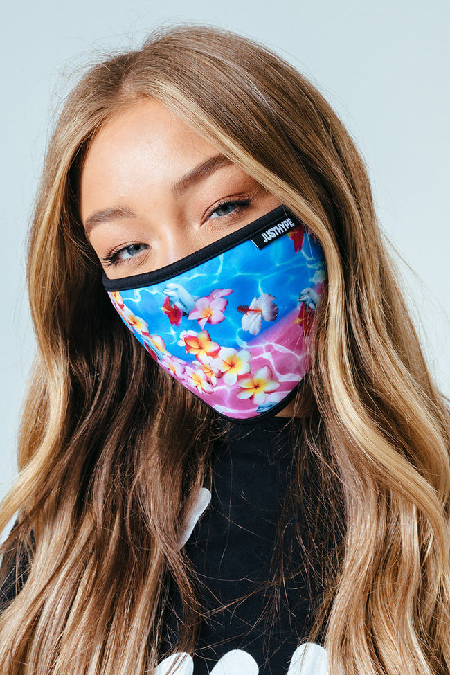 HYPE ADULT POOL FLORAL FACE MASK