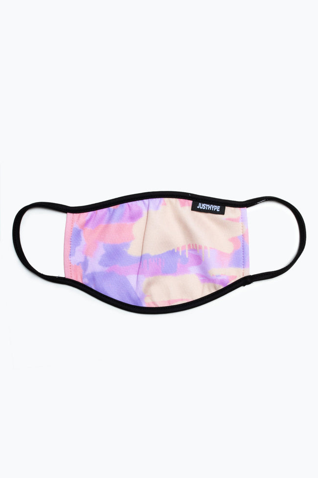 Hype Adult Pastel Graffiti Spray Face Mask