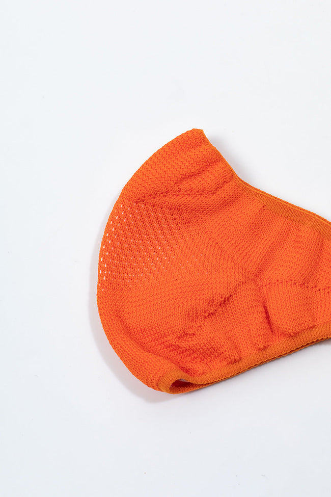 Hype Kids Orange Knit Face Mask